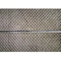 Quality 22 Gauge PVC Coated Chicken Wire Mesh Customized Color With Strengthening Wire for sale
