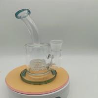 China 12inch Borosilicate Glass  Xternal Recycler Bong Water Pipe Clear Straight Glass Smoking Pipes factory