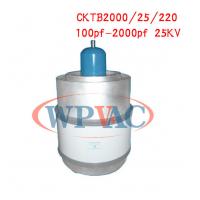 China 100~2000pf 25KV Vacuum Variable Capacitor , Ceramic Variable Capacitor Low Loss factory