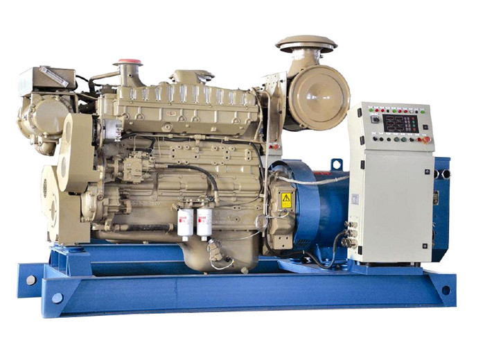 China 6 cylinder marine generators diesel 125kw 140kw / emergency diesel generator factory