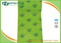 China Flexible Stretch Bandage Wrap For Veterinary Pet / People With Dog Paw Printing factory