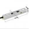 Quality 0.83A LED Drivers Power Supply 24V 20W IP67 Waterproof Light Box Power Supply for sale