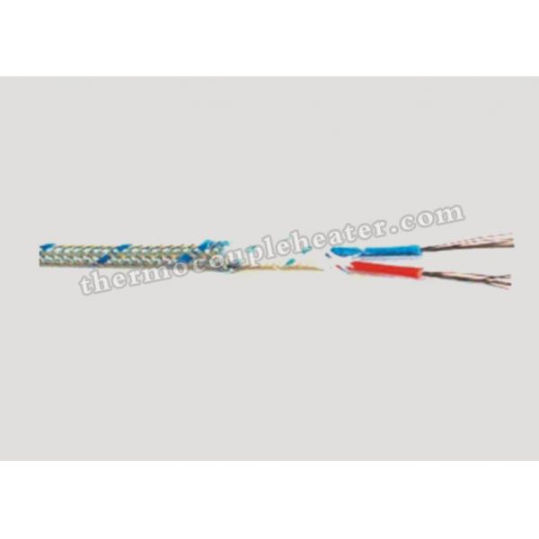 Quality Fiberglass Insulated Stainless Steel FB+FB+SS Thermocouple Compensating Wire for sale