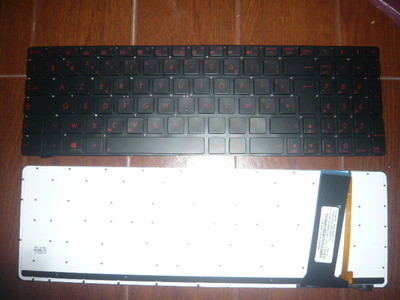 Buy cheap FR laptop keyboard for Asus N56V N56VB N56VJ N56VM N56VV N56VZ with backlight from wholesalers