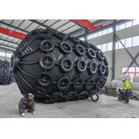 China Pneumatic Marine Fender Yokohama Inflatable Natural Rubber Fender With Chain Net factory