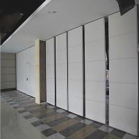 China Aluminum Profile Manual Hotel Folding Partition Walls / Movable Wall Dividers for sale