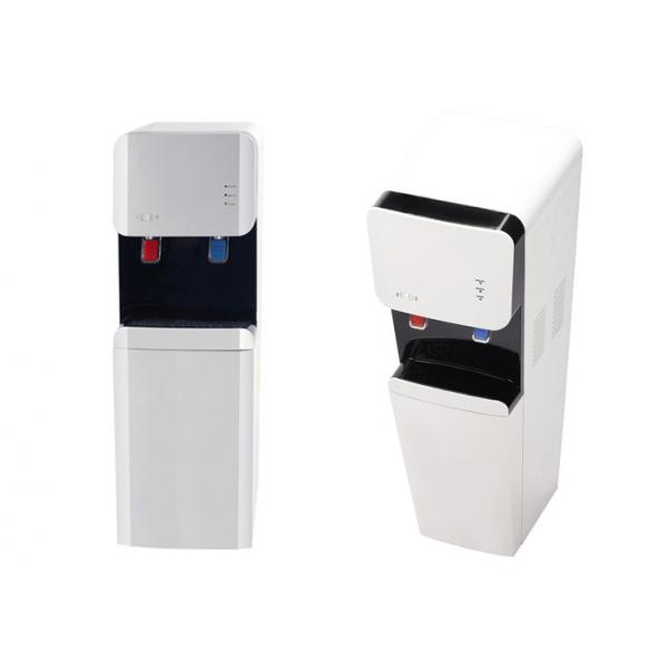 Quality Complete White Drinking Water Cooler Dispenser Hot And Cold  Water Dispenser Simple Design No Cabinet for sale