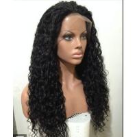 china Mixed Color 100% Peruvian glueless human hair full lace wigs With Combs / Straps