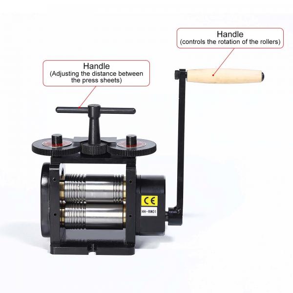 Quality Small Jewelry Manual Rolling Mill Machine 110/130mm 110V-220V for sale