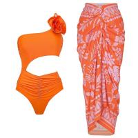 China Vibrant Three Swimsuit Set Wire Free Support Fun Colors for Summer Activities factory