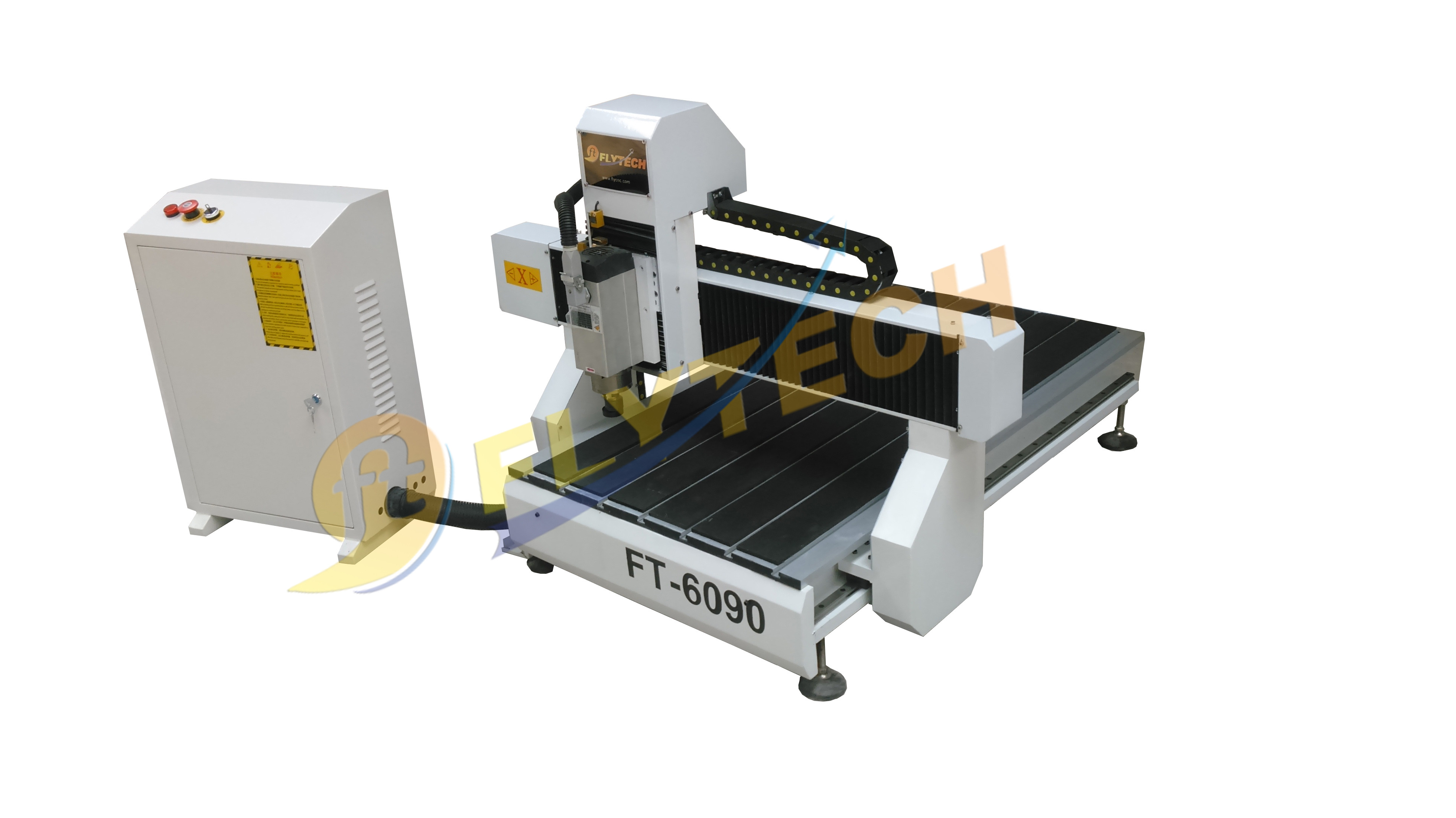 China Desktop 6090 CNC Router machine with air coolen spindle NK105 control system factory