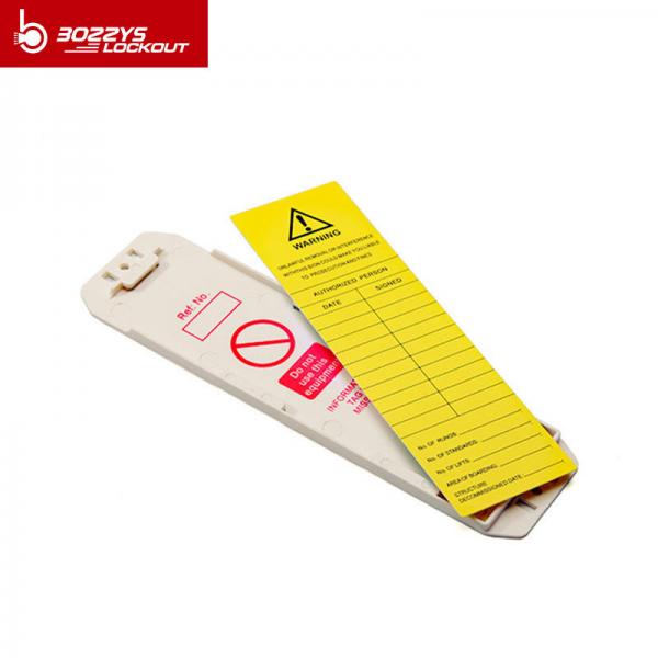 Quality 212MM Length Safety Lockout Tags Scaffolding Inspection Tags for sale