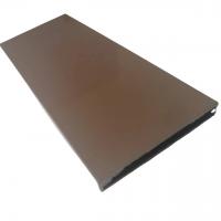 China High Glossy Brown Powder Coated Aluminium Extrusions 0.8mm Thickness factory