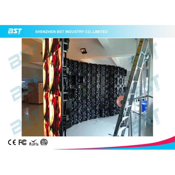 Quality Indoor Rental LED video Display Performance 500mm X 500mm inner and outer arc for sale