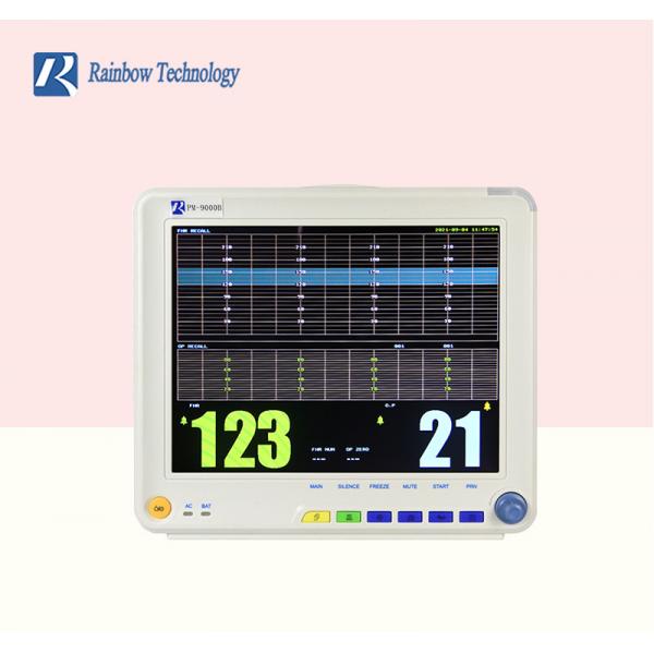 Quality ISO Certificated Fetal Heart Rate Monitor Anti ESU 12.1 Inch Color TFT Dispaly for sale