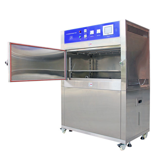 China Medium UV Lamp Accelerated Aging Test Chamber Sunlight Simulate Ultraviolet Weathering Aging Tester factory