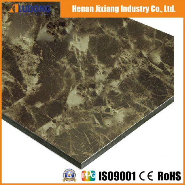 Quality Exterior Wall Antistatic AA3003 Marble Aluminum Composite Panel for sale