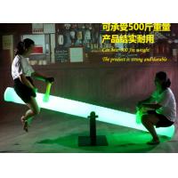 China LED outdoor colorful seesaw light children indoor plastic shopping mall courtyard decoration creative new products for sale