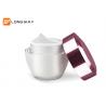 China Acrylic Cosmetic Jar with Rose Gold Cap for Facial Cream Jar Packing factory