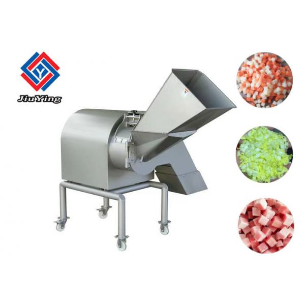 Quality 3D Cutting Type Cabbage Fruit Vegetable Dicer Machine , Onion Cube Cutter for sale