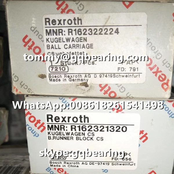 Quality Rexroth R162322224 Narrow Type Long Length Standard Height Linear Carriage for sale
