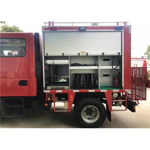 Quality IVECO Chassis 4x2 Foam Fire Truck With 115L Plastic Fuel Tank and HALE pump for sale