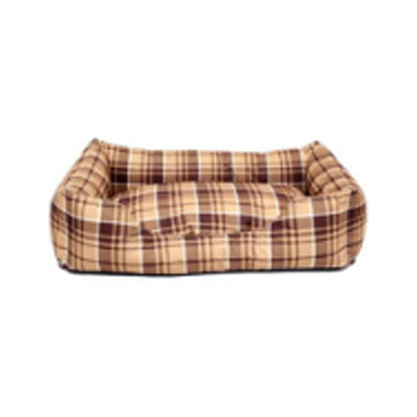 Quality Easy Clean Washable Dog Bed , Fancy Dog Beds Double Sided Brushed Fabric for sale