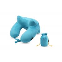 China Soft Inflatable Neck Pillow , Inflatable Travel Neck Support CGS Certification factory