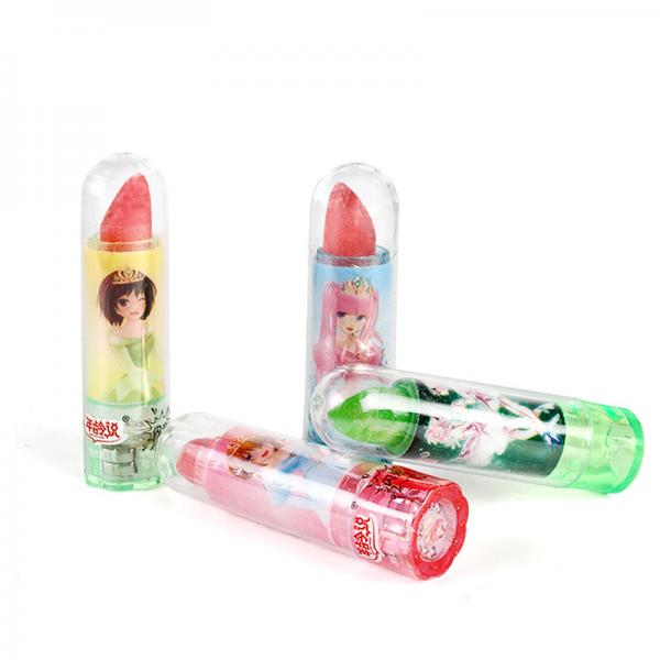 Quality Customized GMP CC Stick Cany Lipstick Shaped Hard Sweet for sale