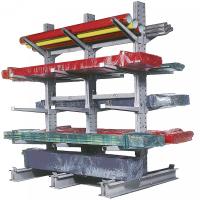 China Warehouse Galvanised Cantilever Racking Cantilever Shelving System For Rebar Storage factory
