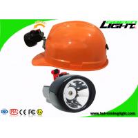 China Rechargeable Cree LED Headlights 10000 Lux For Hiking / Camping / Mining for sale