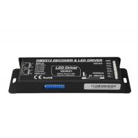 China Dipswitch Addressing DMX Decoder LED Driver , RGBW Constant Current 4 Channel Controller for sale