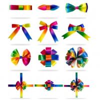 China Polyester Gift Wrap Ribbon Knot 25 Yards Customized Pattern factory