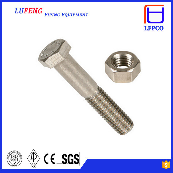 Quality M14 Stainless Steel Bolt And Nut Stud Bolt And Nut for sale