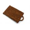 China Custom Hand Made Wooden Beaded Evening Clutch Bags For Fashionable Ladies factory