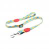 China 25 Ft 20 Ft 10 Ft 15 Ft Dog Seat Belt Leash Outdoor Running Patterned Polyester Webbing factory