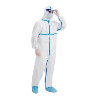 China protective overall FDA medical coverall better fit coverall cross gard 4000 with sealed seam anti-virus sterile disposab for sale