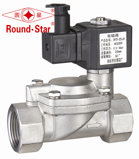 Quality High Reliability Stainless Steel Diaphragm Solenoid Valve For Water / Liquid / Gas for sale