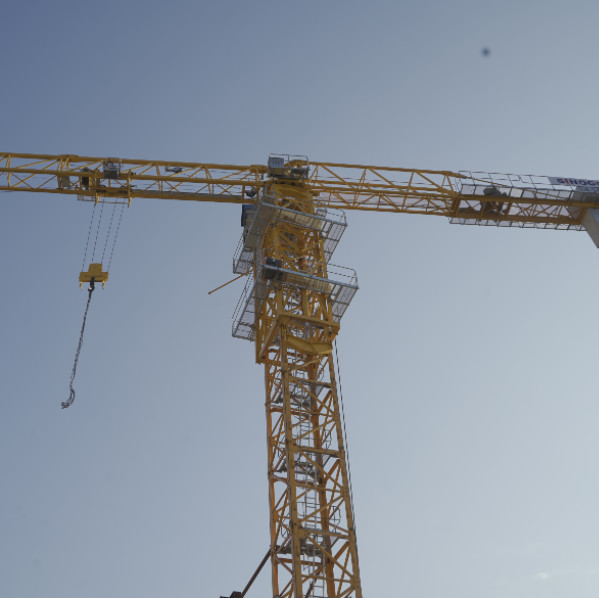 Quality Topless Boom Tower Crane Pendant 12 Ton  Construction Hoisting for sale
