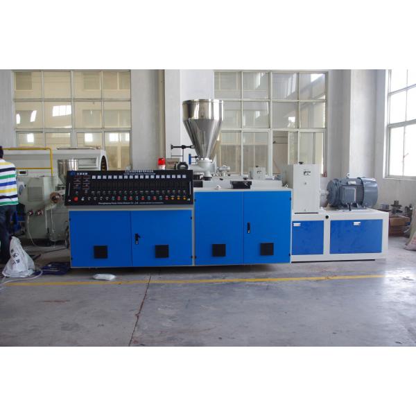 Quality PVC Pipe Extrusion Line Double Screw 220 - 415V Input Voltage for sale