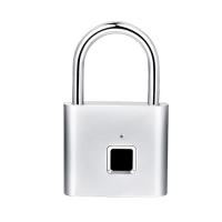 Quality Rainproof USB Smart Rim Lock / Biometric Padlock Rechargeable Lock for sale