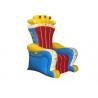 China Ce Certificated Inflatable King Chair Sofa Furniture For Rental factory