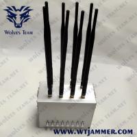 Quality Adjustable 6 Bands 30m 15W GPS 3G 4G All Cell Phone Signal Jammer for sale