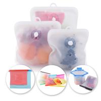 China 1.5L Sandwich Preservation Silicone Food Pouches Reusable Food Storage Bags factory