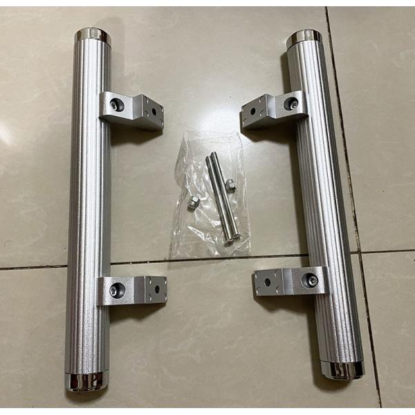 Quality Round Pipe Door Window Handles Anodized Cover 225mm 275mm Length for sale
