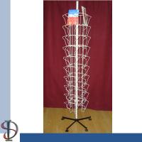 China Wire Pocket Display Rack / Magazine Metal Display Stand / Books Rack / Greating Cards Spinner for sale