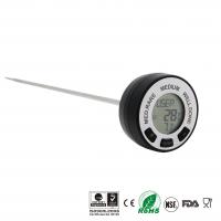 China Round Shape Fast Read Thermometer , Instant Read Cooking Thermometer With Silicone Protector factory