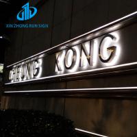 China open rgb backlit letter led sign logo factory