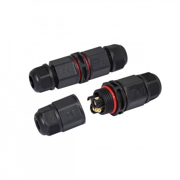 Quality IP68 Waterproof Underground Screw Electrical Connector 3pin Assemble Cable To for sale
