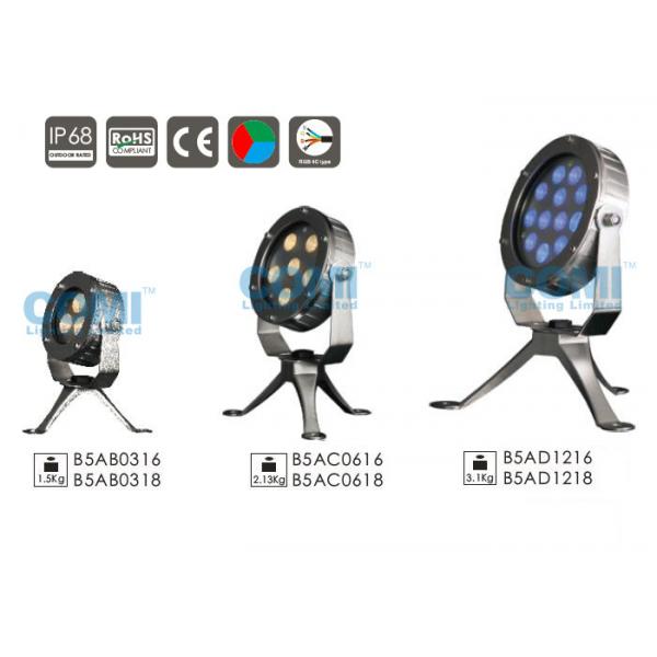 Quality B5AB0316 B5AB0318 3pcs * 2W LED Underwater Spot Light Fixture with Bracket and for sale